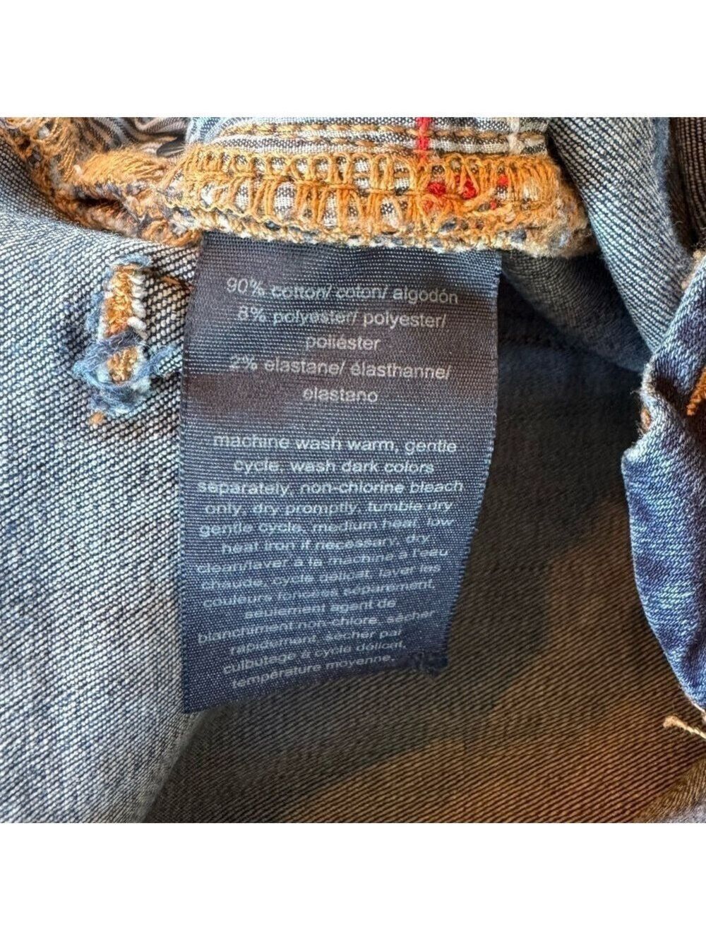 Tommy Hilfiger Greenwich Straight Jeans Medium Wash Size 12 - Picture 7 of 7